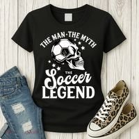 The Man The Myth The Soccer Legend Women's T-Shirt thumb 3