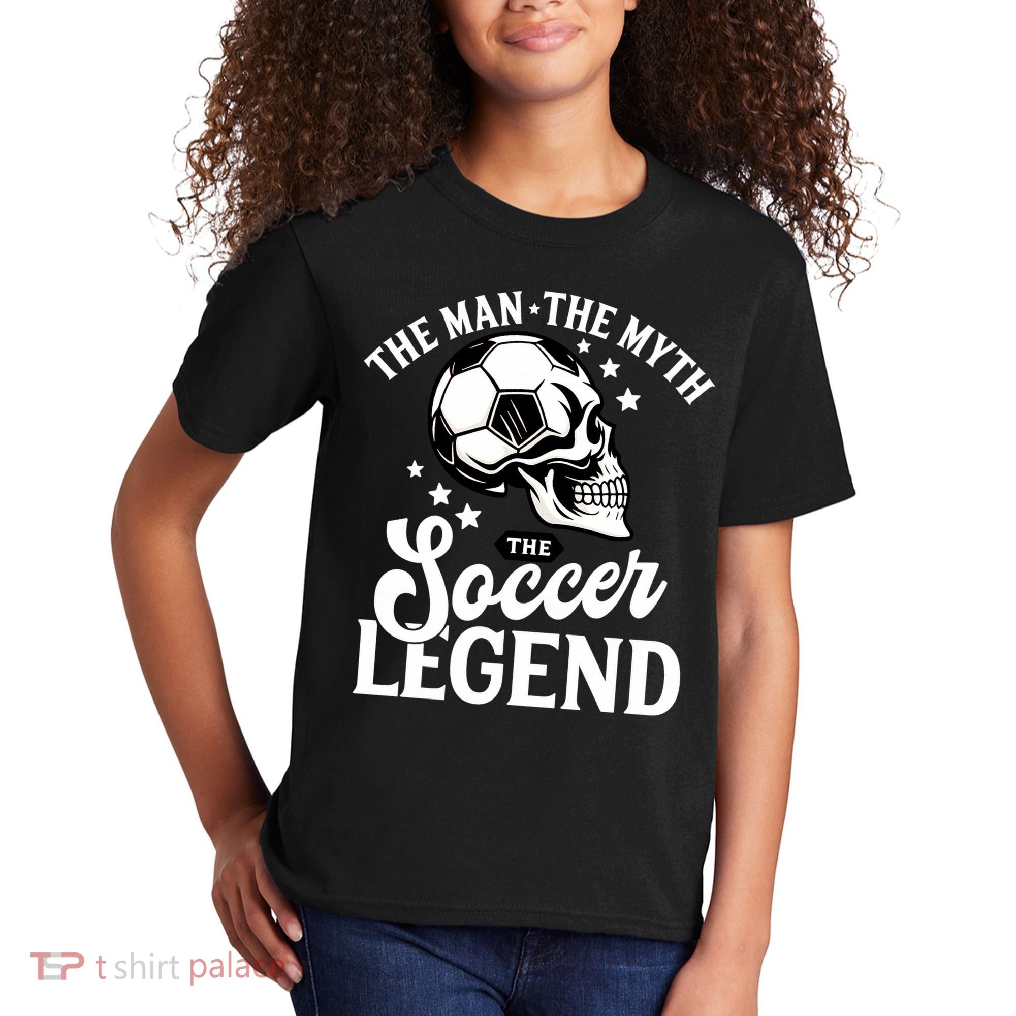 The Man The Myth The Soccer Legend Kids T-Shirt
