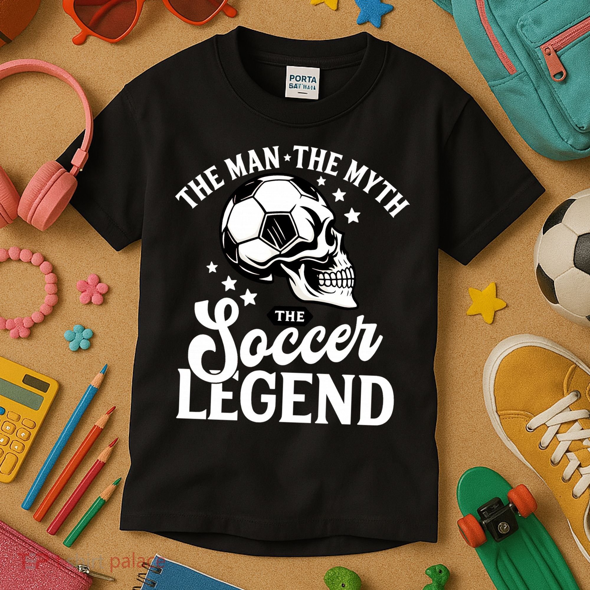 The Man The Myth The Soccer Legend Kids T-Shirt