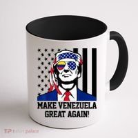 Trump Make Venezuela Great Again Flag Coffee Mug thumb 1