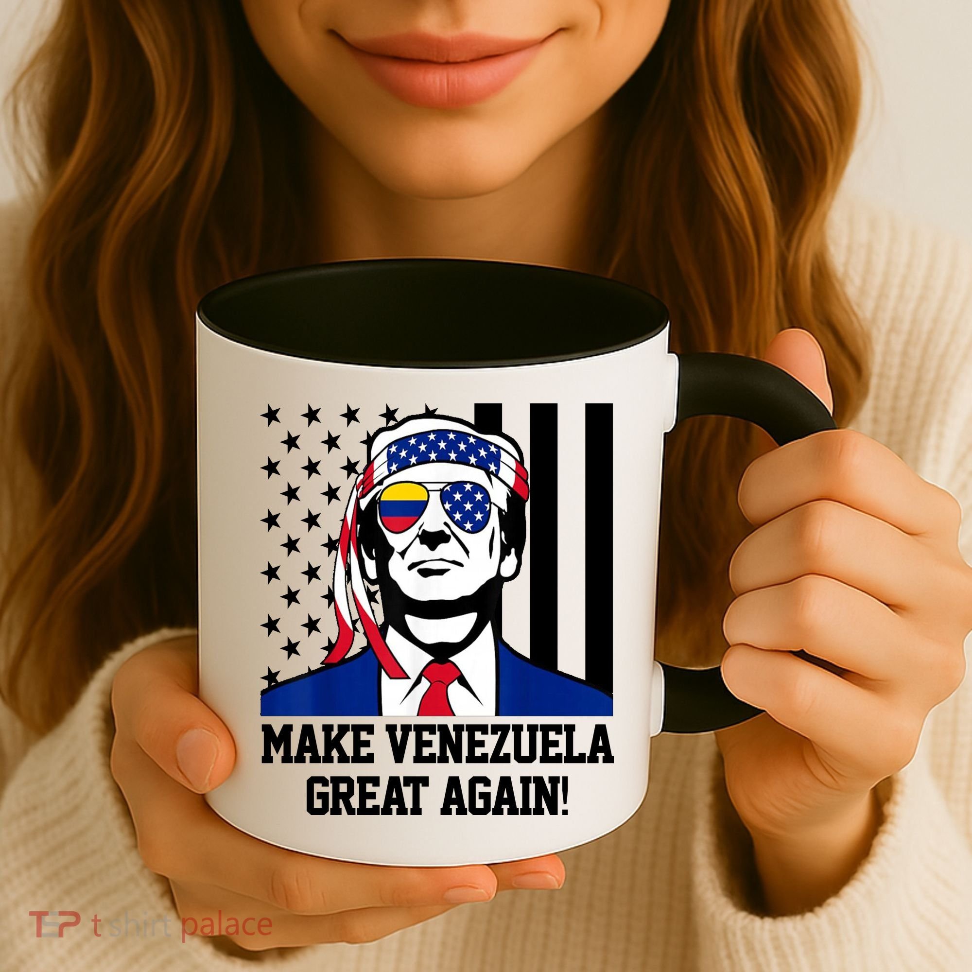 Trump Make Venezuela Great Again Flag Coffee Mug