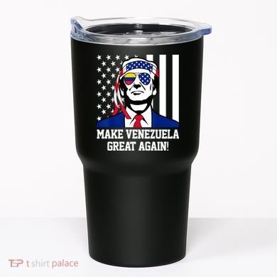 Trump Make Venezuela Great Again Flag Tumbler