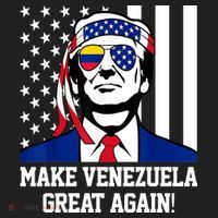 Trump Make Venezuela Great Again Flag Tumbler thumb 3