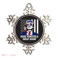 Trump Make Venezuela Great Again Flag Ornament thumb 0