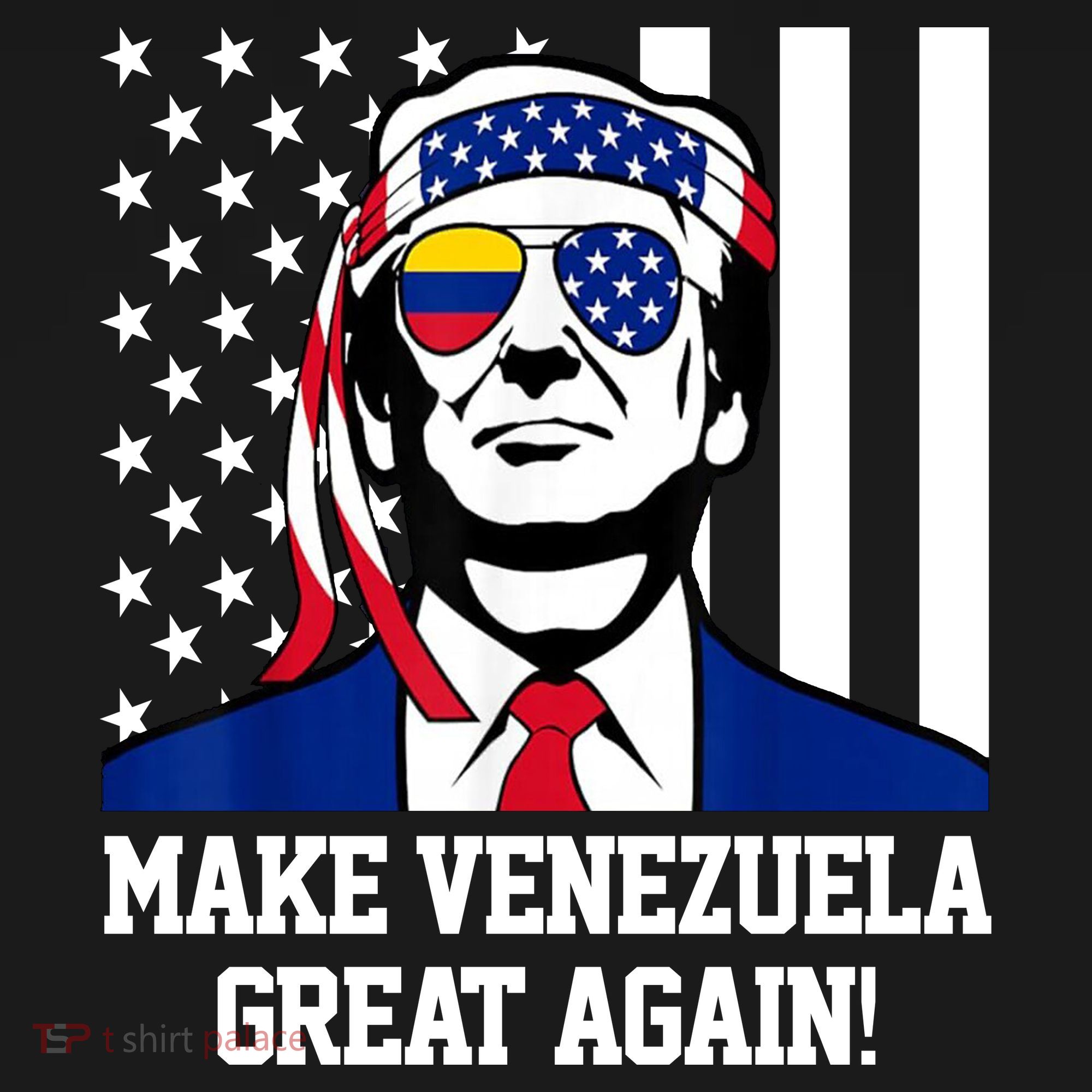 Trump Make Venezuela Great Again Flag Ornament