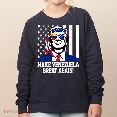 Trump Make Venezuela Great Again Flag Women's Sweatshirt