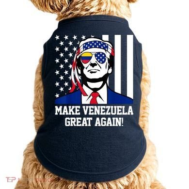 Trump Make Venezuela Great Again Flag Doggie Tank