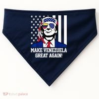 Trump Make Venezuela Great Again Flag USA-Made Doggie Bandana thumb 0