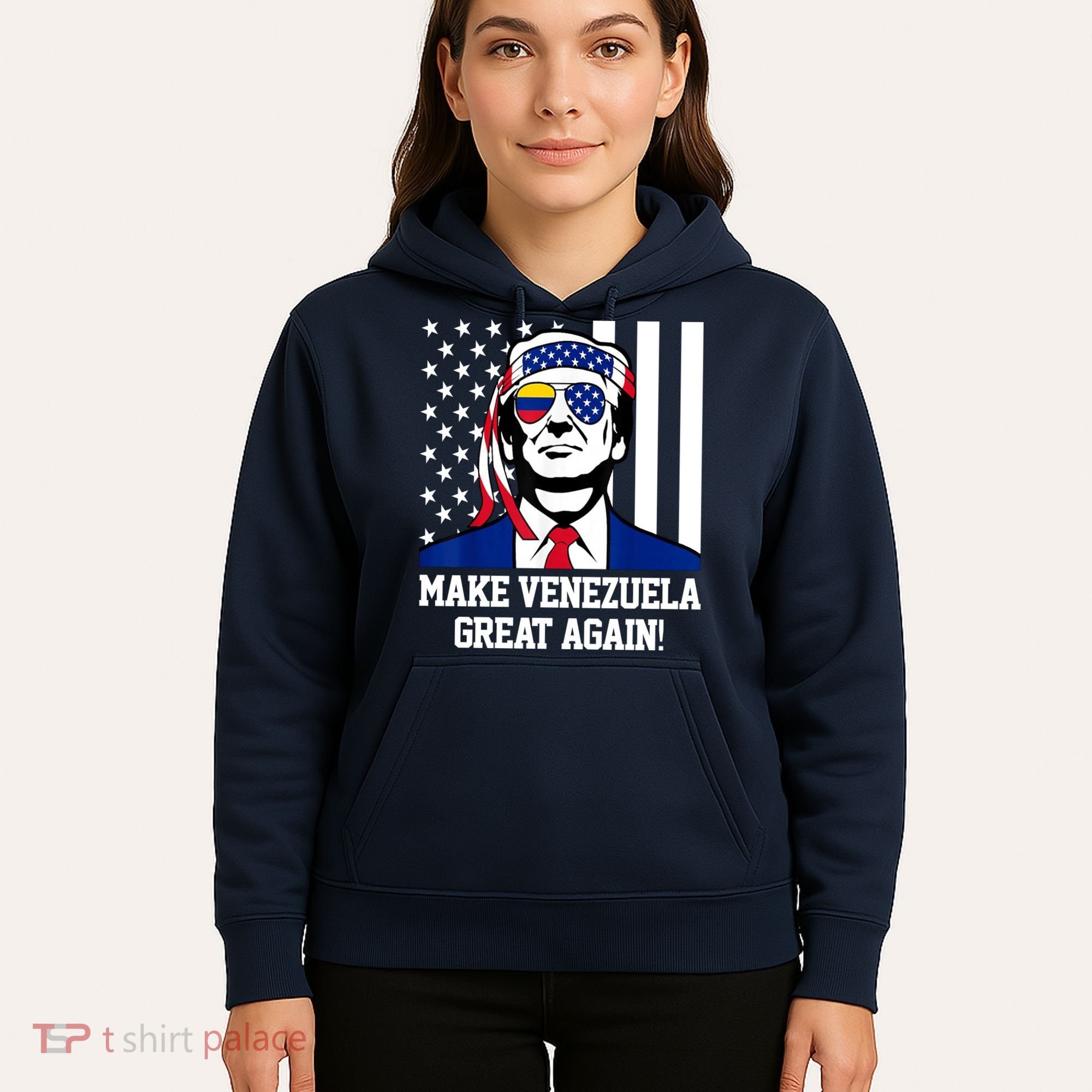 Trump Make Venezuela Great Again Flag Hoodie
