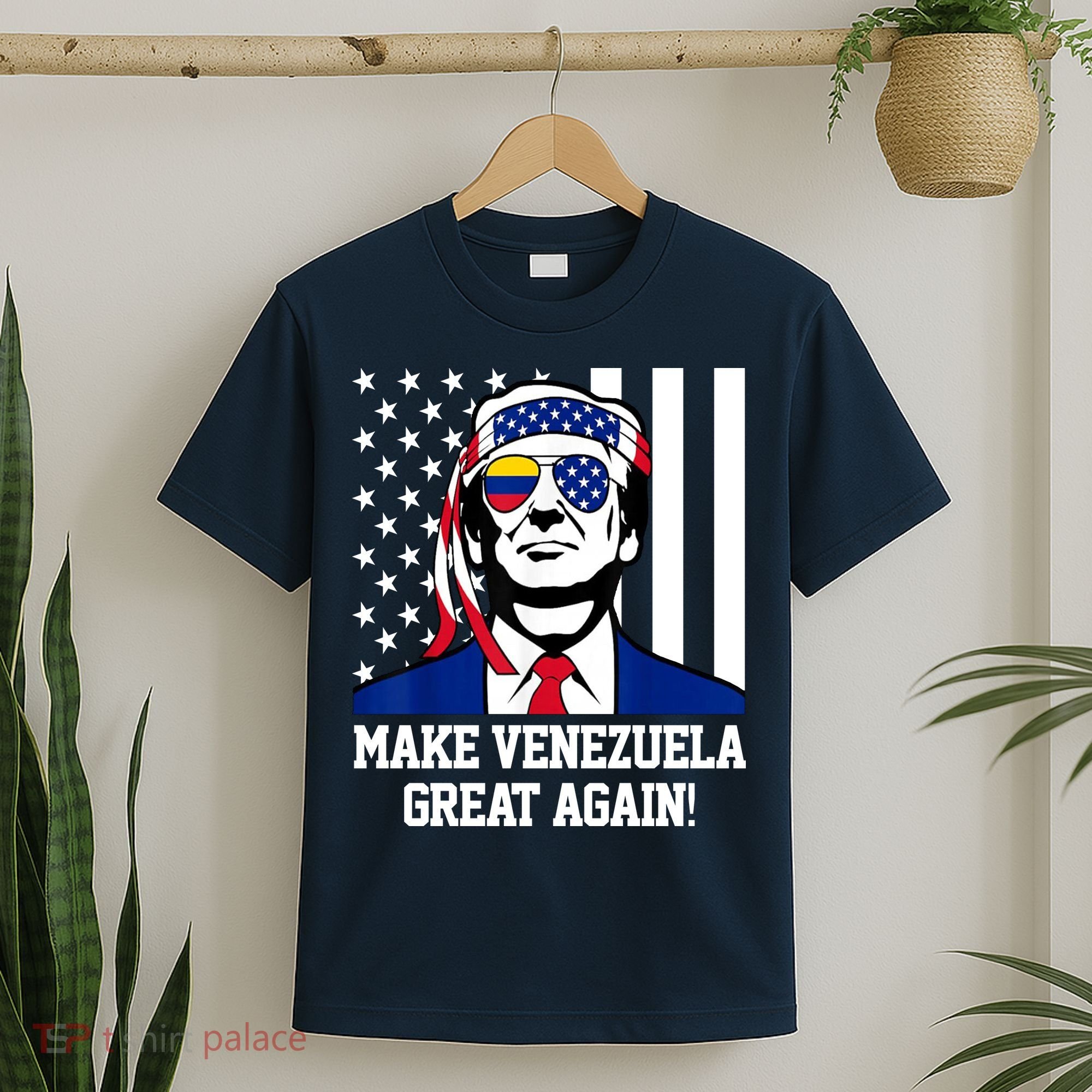 Trump Make Venezuela Great Again Flag T-Shirt