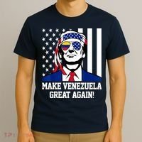 Trump Make Venezuela Great Again Flag T-Shirt thumb 3
