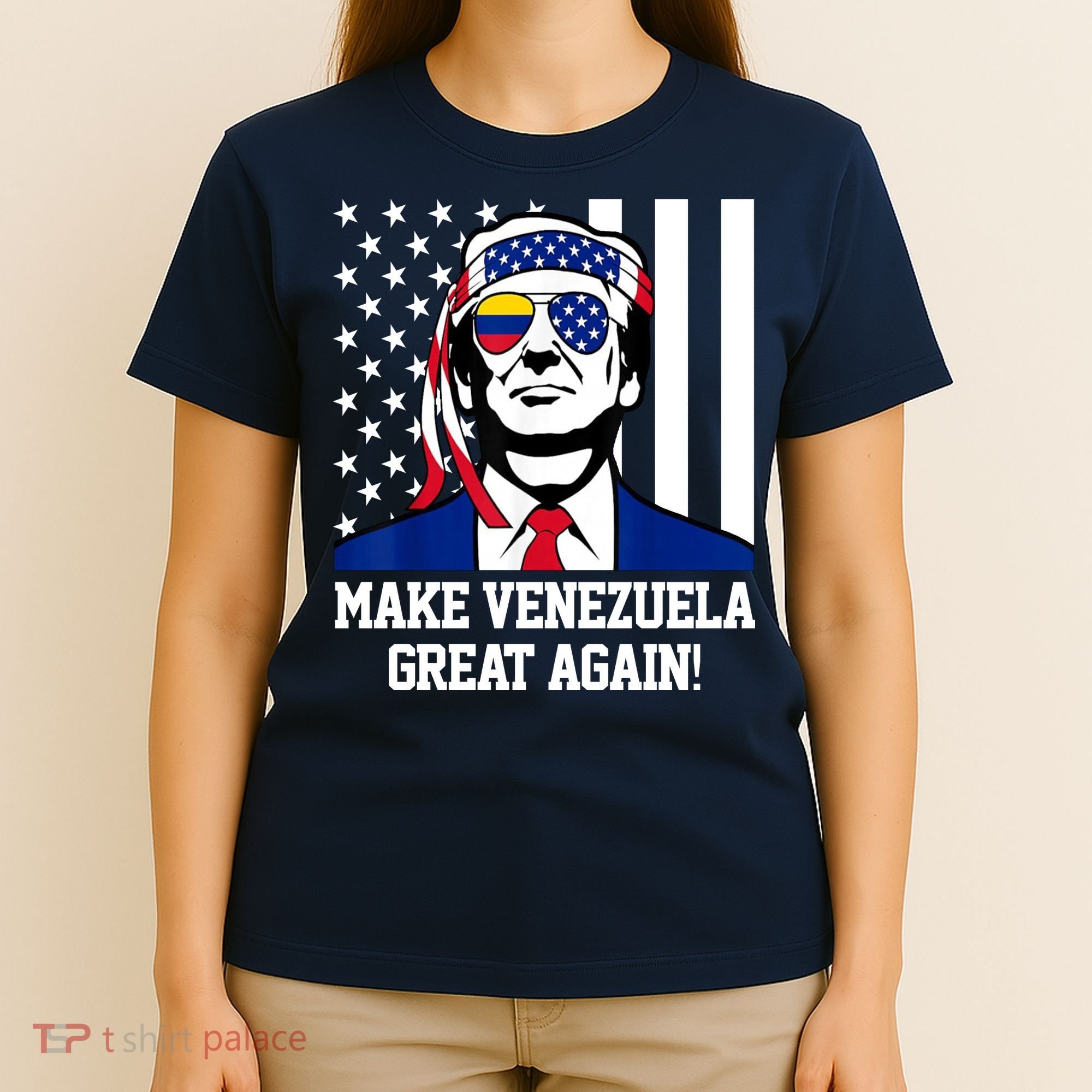 Trump Make Venezuela Great Again Flag T-Shirt