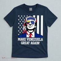 Trump Make Venezuela Great Again Flag T-Shirt thumb 5