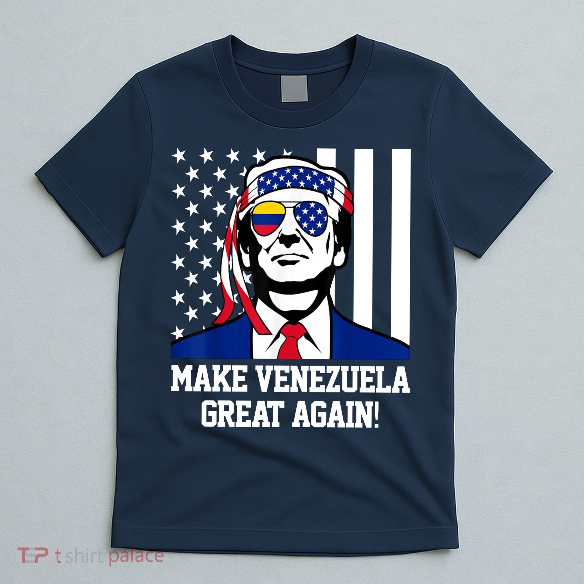 Trump Make Venezuela Great Again Flag T-Shirt