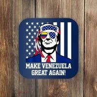Trump Make Venezuela Great Again Flag Coaster thumb 0