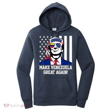 Trump Make Venezuela Great Again Flag Women's Hoodie