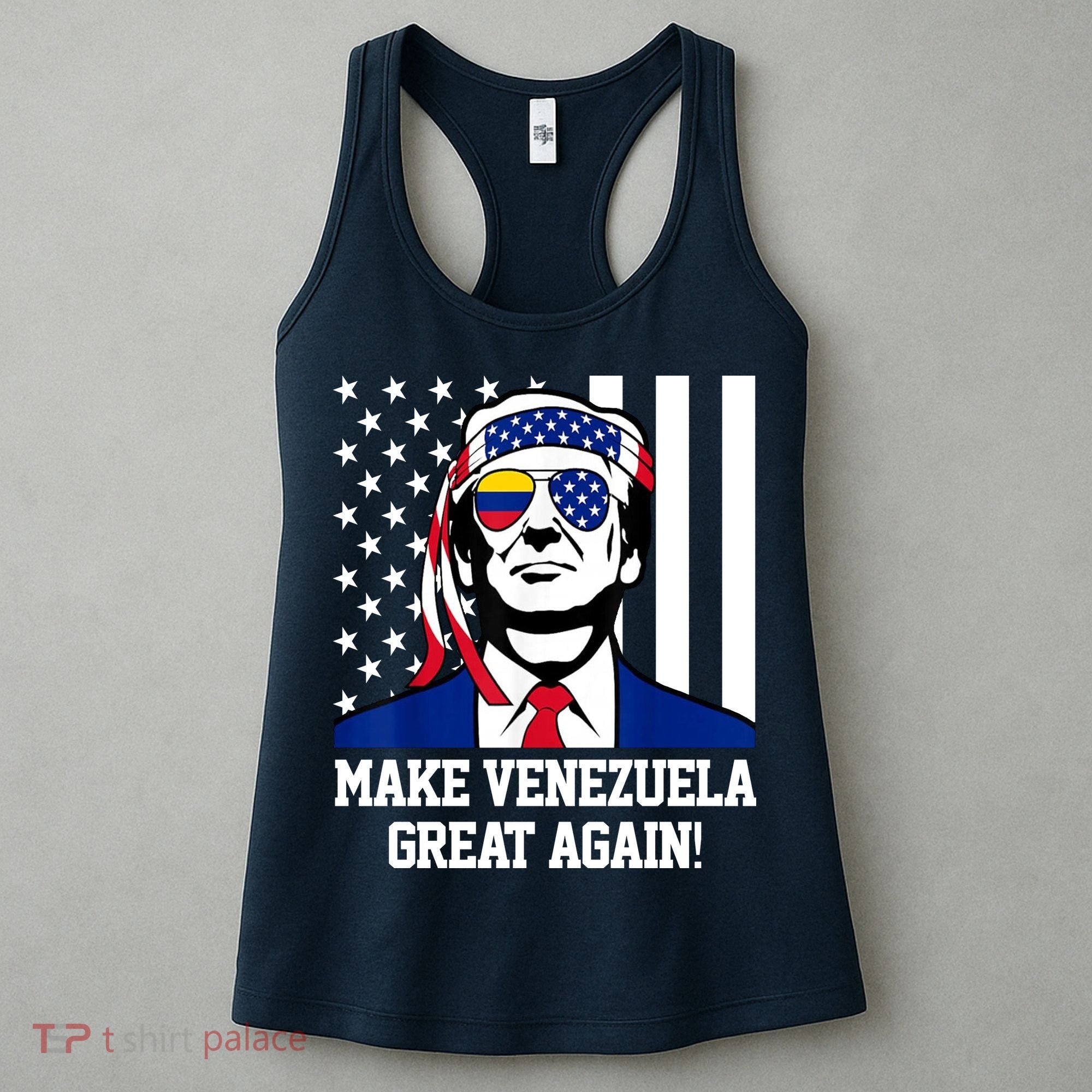 Trump Make Venezuela Great Again Flag Women's Tank Top