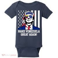 Trump Make Venezuela Great Again Flag Baby Bodysuit thumb 0