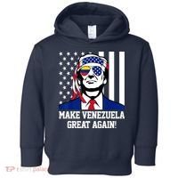 Trump Make Venezuela Great Again Flag Toddler Hoodie thumb 0