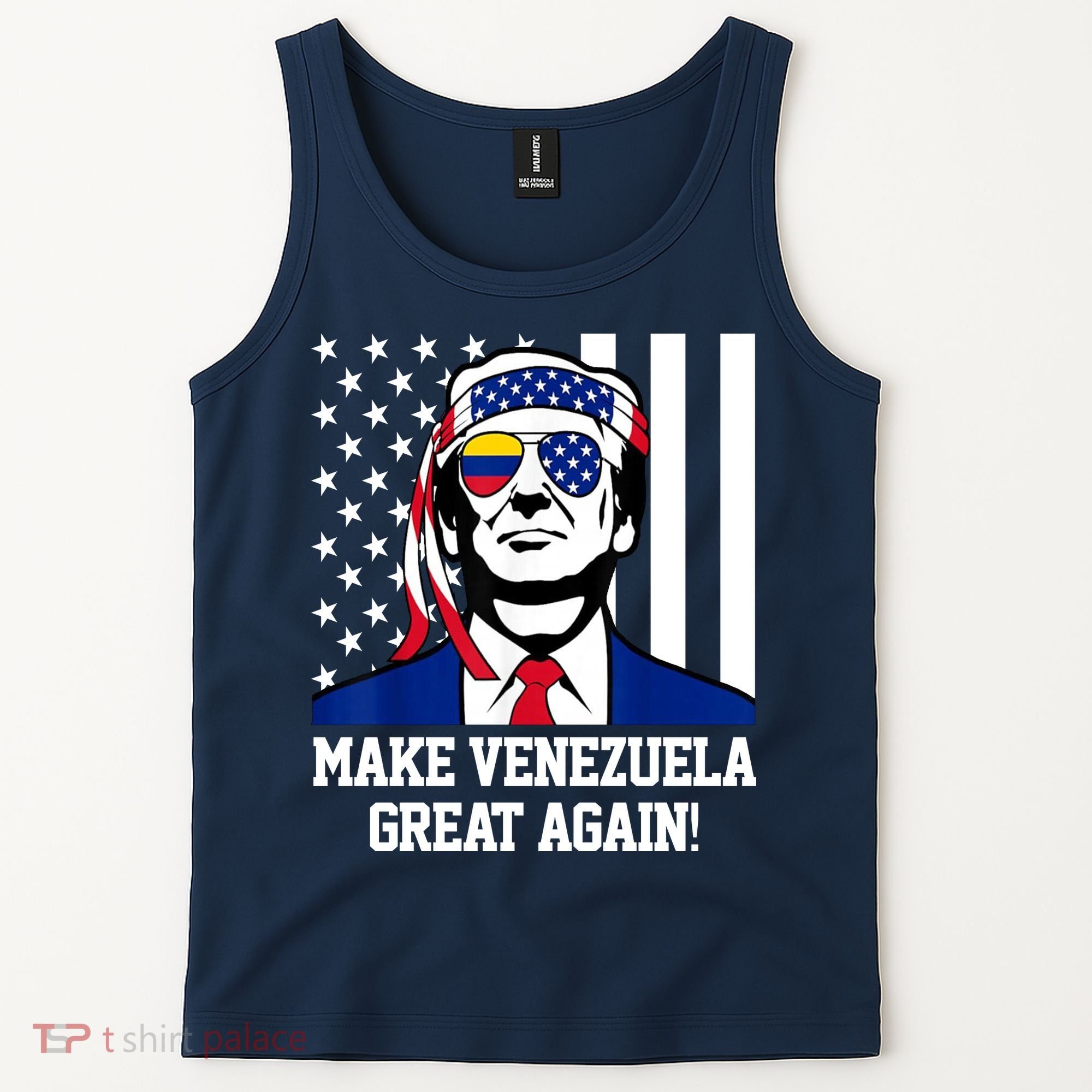 Trump Make Venezuela Great Again Flag Tank Top