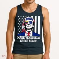 Trump Make Venezuela Great Again Flag Tank Top thumb 3