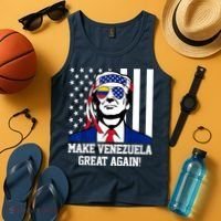 Trump Make Venezuela Great Again Flag Tank Top thumb 4