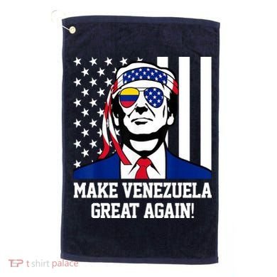 Trump Make Venezuela Great Again Flag Golf Towel