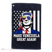 Trump Make Venezuela Great Again Flag Golf Towel thumb 0