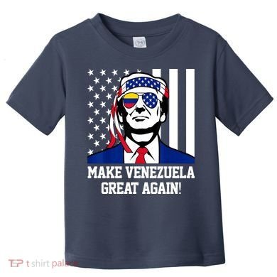 Trump Make Venezuela Great Again Flag Toddler T-Shirt