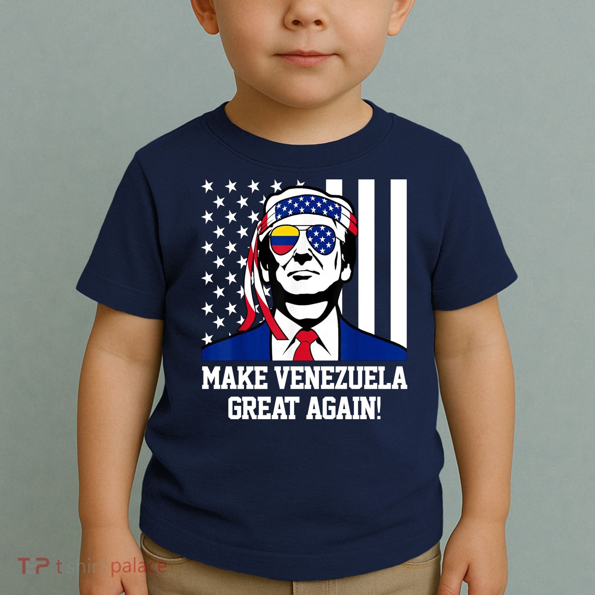 Trump Make Venezuela Great Again Flag Toddler T-Shirt