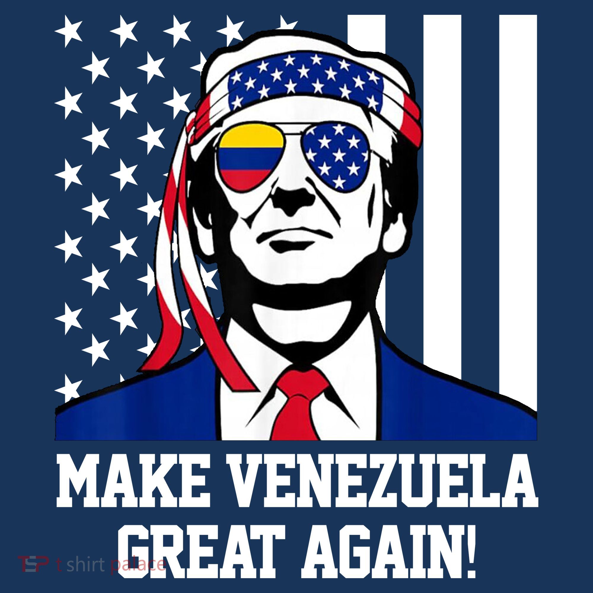 Trump Make Venezuela Great Again Flag Women's Long Sleeve Shirt
