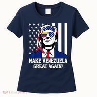 Trump Make Venezuela Great Again Flag Women's T-Shirt thumb 0