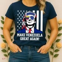 Trump Make Venezuela Great Again Flag Women's T-Shirt thumb 2