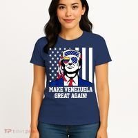Trump Make Venezuela Great Again Flag Women's T-Shirt thumb 4