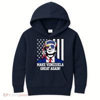 Trump Make Venezuela Great Again Flag Kids Hoodie thumb 0