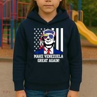 Trump Make Venezuela Great Again Flag Kids Hoodie thumb 3