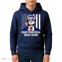 Trump Make Venezuela Great Again Flag Kids Hoodie thumb 4