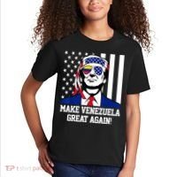 Trump Make Venezuela Great Again Flag Kids T-Shirt thumb 2