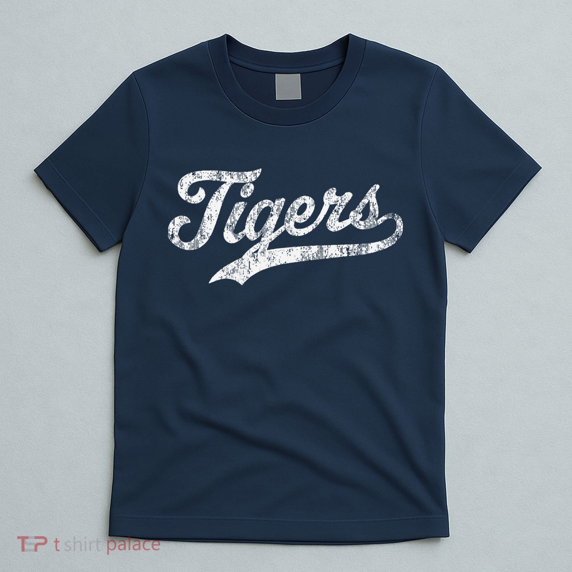 Tigers Mascot Vintage Sports Name T-Shirt