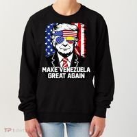 Trump Make Venezuela Great Again Flag Women's Sweatshirt thumb 0