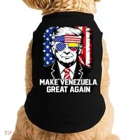 Trump Make Venezuela Great Again Flag Doggie Tank thumb 0