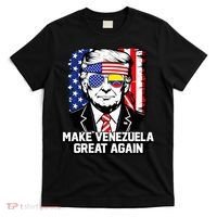 Trump Make Venezuela Great Again Flag T-Shirt thumb 0