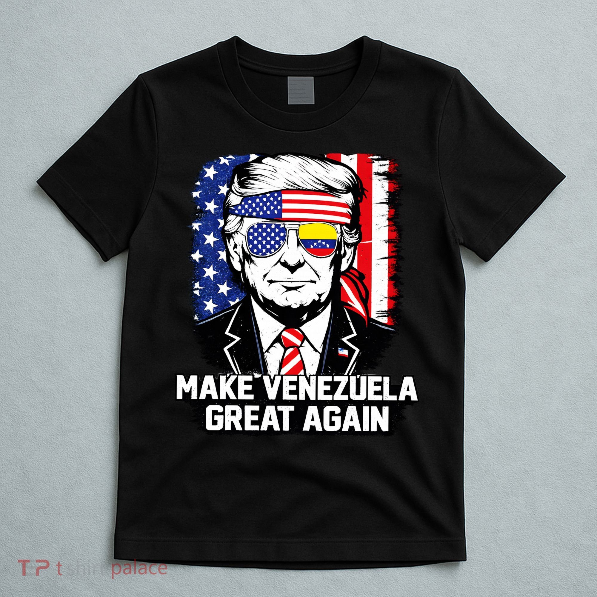 Trump Make Venezuela Great Again Flag T-Shirt