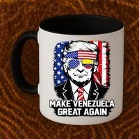 Trump Make Venezuela Great Again Flag Coffee Mug thumb 2