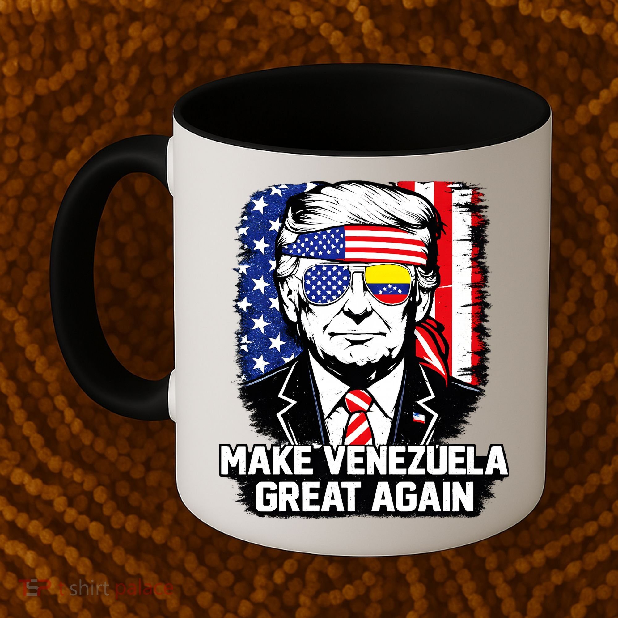 Trump Make Venezuela Great Again Flag Coffee Mug
