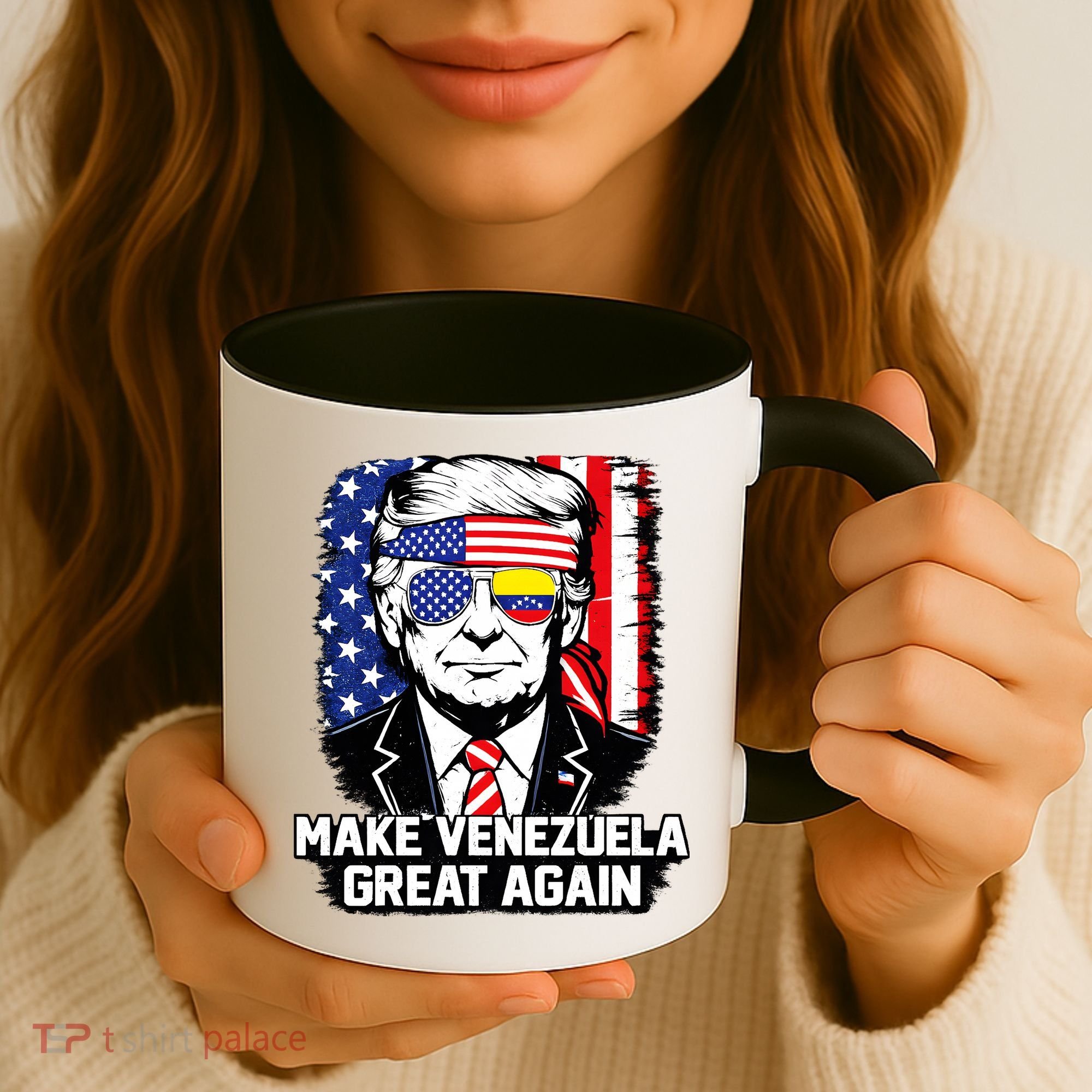Trump Make Venezuela Great Again Flag Coffee Mug