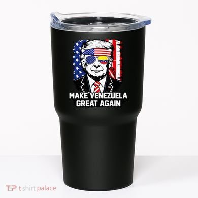 Trump Make Venezuela Great Again Flag Tumbler