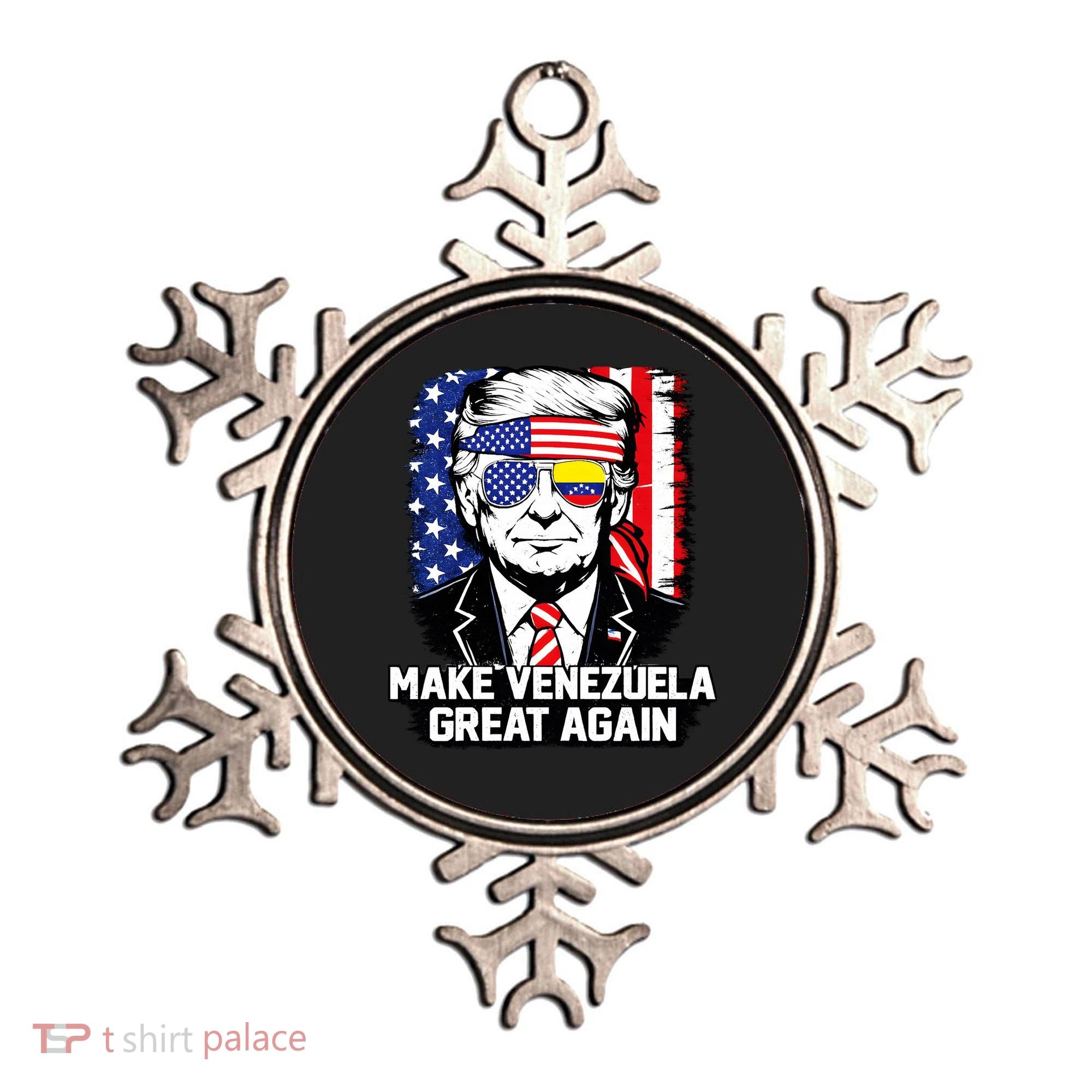 Trump Make Venezuela Great Again Flag Ornament
