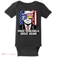 Trump Make Venezuela Great Again Flag Baby Bodysuit thumb 0