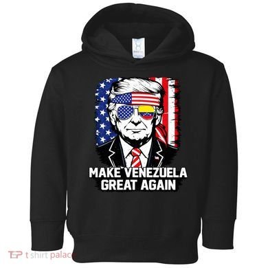 Trump Make Venezuela Great Again Flag Toddler Hoodie